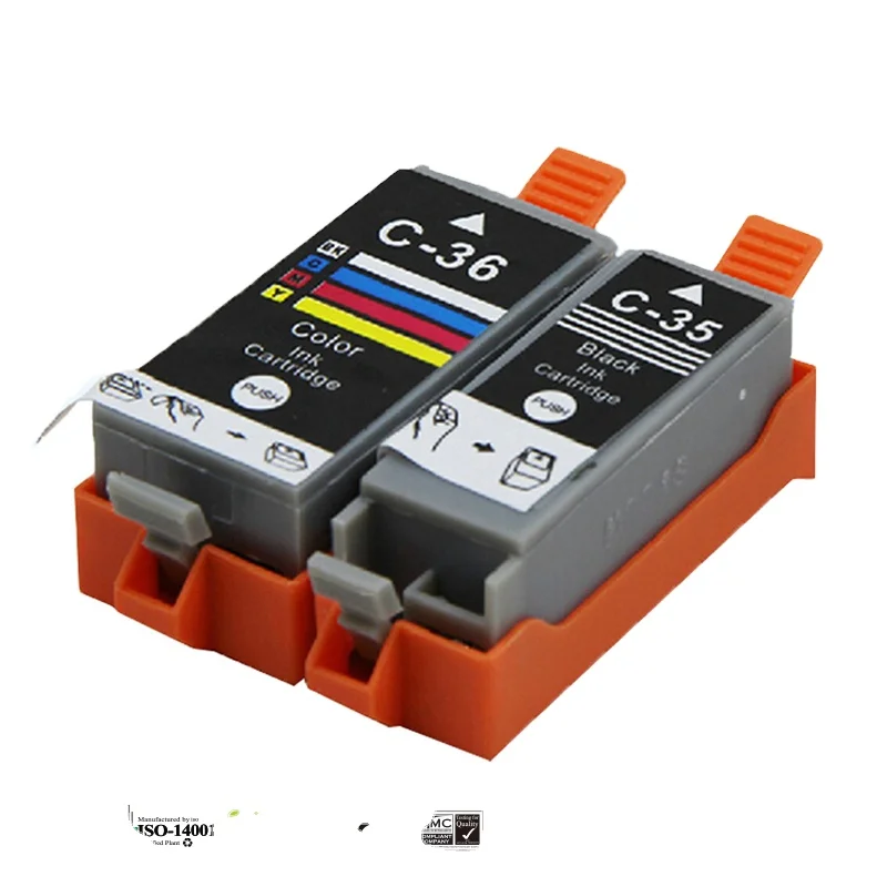 Prospect PGI 35 PGI-35 PGI35 CLI36 CLI-36 CLI 36 for Canon PIXMA IP110 IP100 Compatible Canon Premium Color Printer Cartridges