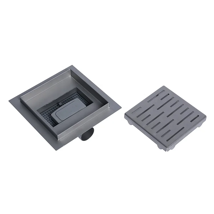 2022 China top factory products custom stainless steel trap square floor drain