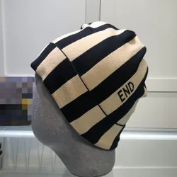 2022 autumn and winter New FF cashmere knitted warm hat wholesale