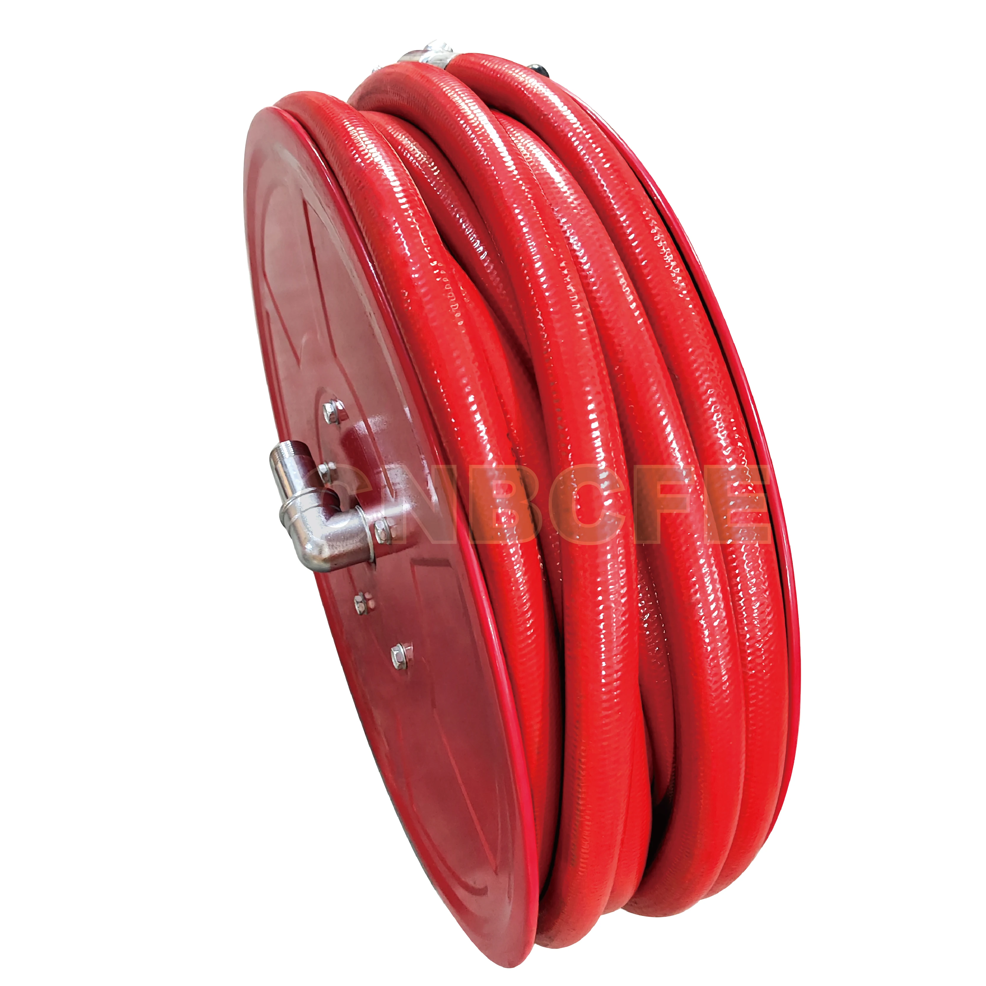 Baichuan Automatic fire suppression system Fire Hose Reel 3/4' or 1' for fire fighting system Cabinet With Door factory