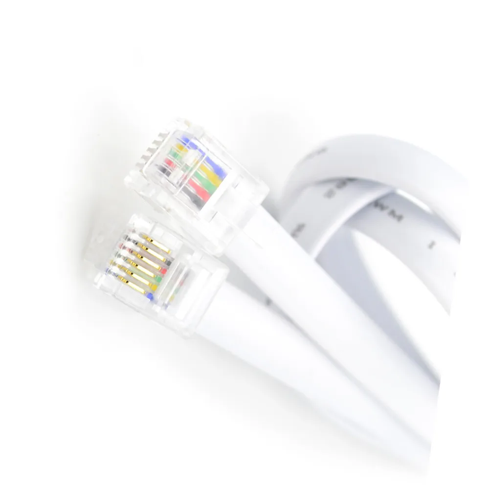 Black Patch Cord 6C RJ12 6PIN CABLE