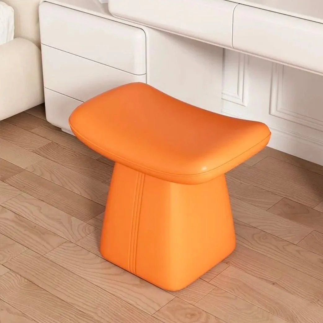 Italian makeup stool Nordic modern leather piano chair Bedroom Hotel Swivel chair