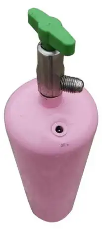 Best Price DOT39 Standard Empty Mini Brazed Steel Gas Vessel with Green Swift Valve for 16oz MAPP