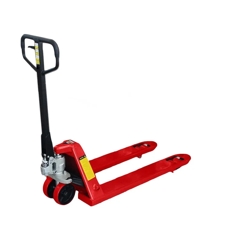 Chinese Manufacturers nylon wheel Manual Forklift Lift Hand Pallet Truck/Jack for 2.5 tons