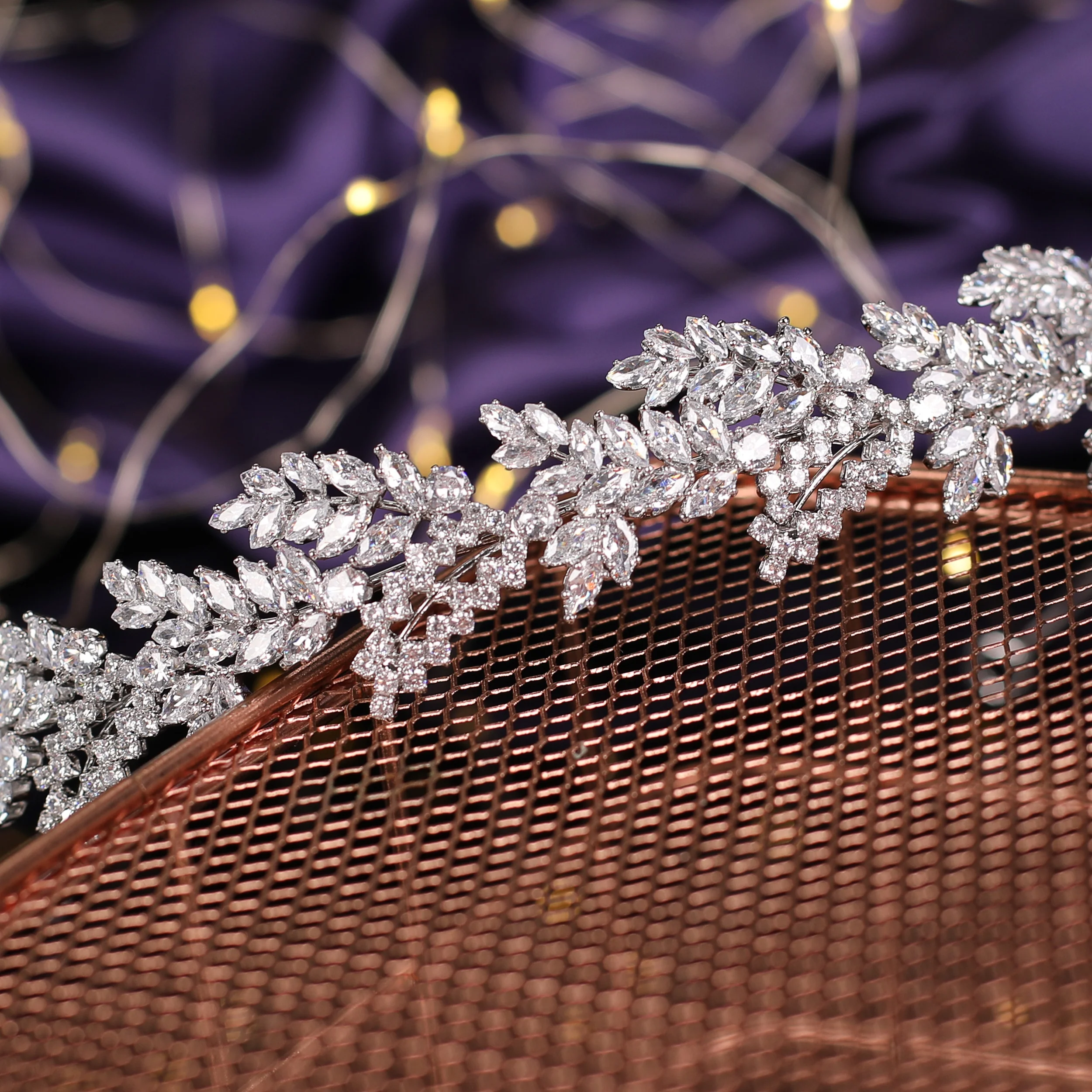 Echsio Crown And Tiaras Vintage Hairbands Women Wedding Hair Accessories Fashion Party Hair Jewelry CZ BC6304 Corona Princesa