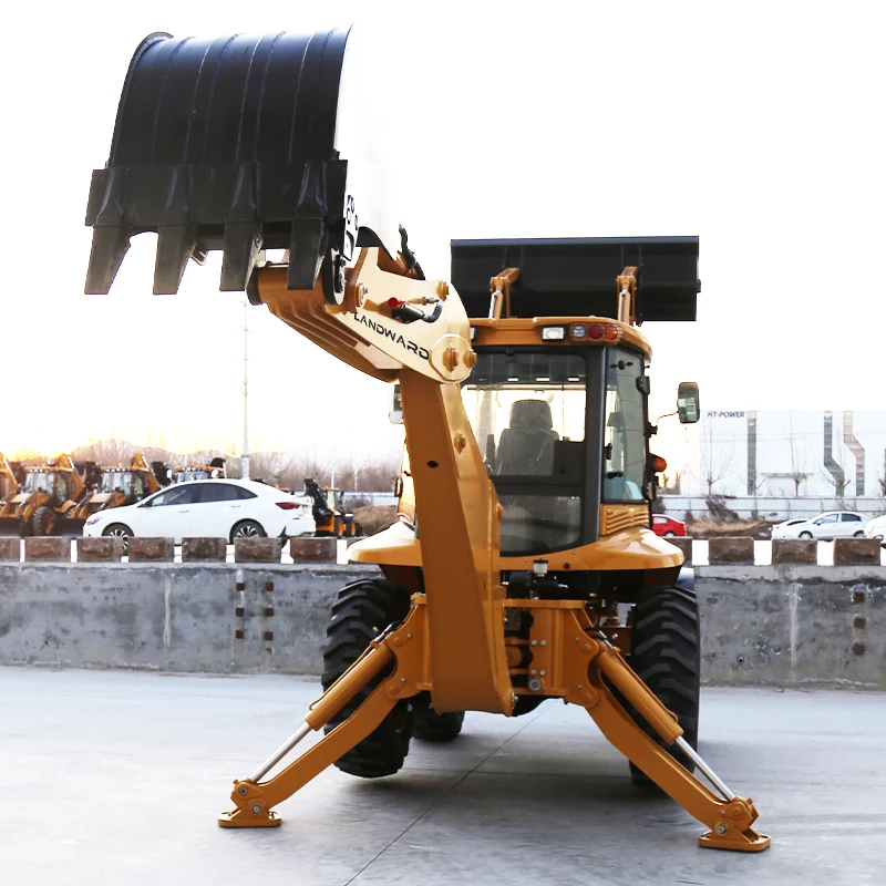 Kubota Engine LW388H Micro New Tractor Excavator With Front End Loader Backhoe Loader For Sale