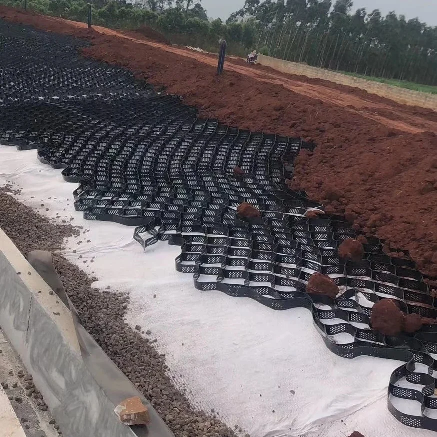 Manufacturer Black Geocell Gravel Grid Road Construction