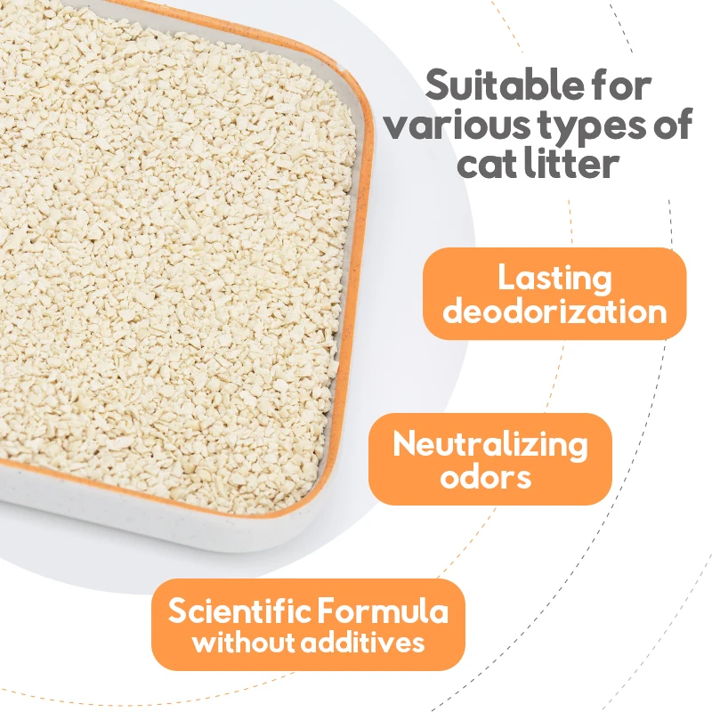 Fast Delivery Superior Fragrance Less Tracking Cat Litter Deodorant Powder