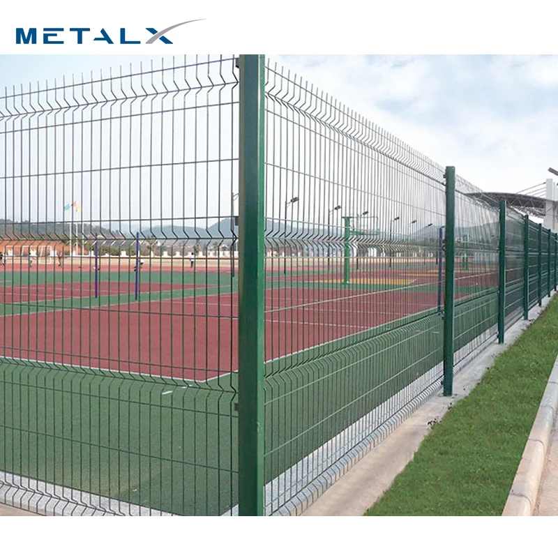 Hot Selling square Post 3d Triangle Bending Welded Wire Mesh Fence Panel for Sale