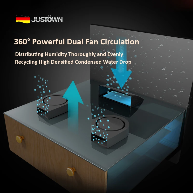 
Large capacity With Spain Cedar Wooden cases Accurate humidity fan Compressor cooler for backwoods Display cigar Humidor 