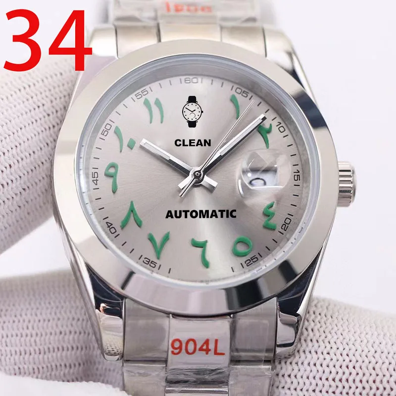 High Quality Stainless Steel Band Luxury Wristwatches 40MM 904L Waterproof Fashion Automatic Mechanical Watches