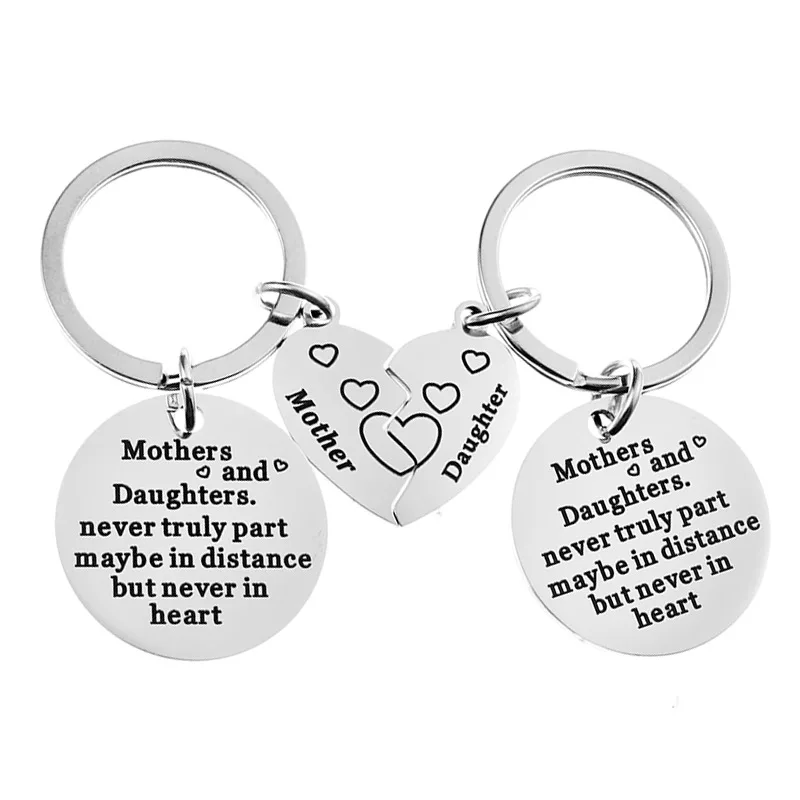 2024 Yuwei Custom Size Innovative Couple Love Pairing Mother Daughter Tree Of Life Keychains