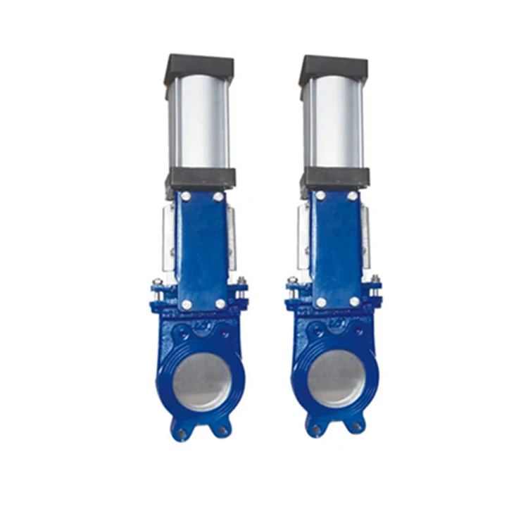 Factory Direct Sales in China Liquid Medium Pneumatic Knife Gate Valve GGG40 Body Electric Power Control Water Gas Oil Media