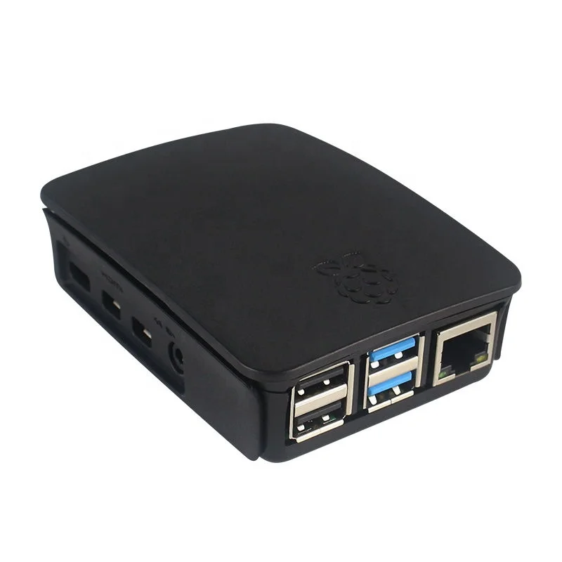 2020 Factory Wholesale ABS plastic Raspberry pi 4 model b case (black)