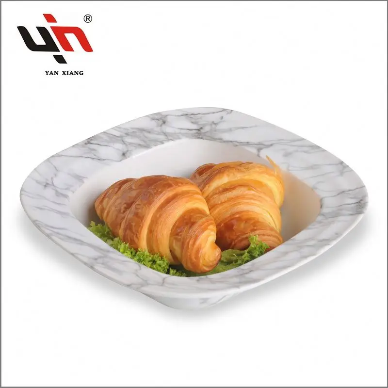 Marble Ceramic Bowl Set Porcelain Tableware Wholesale Serving Bowl Set Porcelain Square Salad Bowls