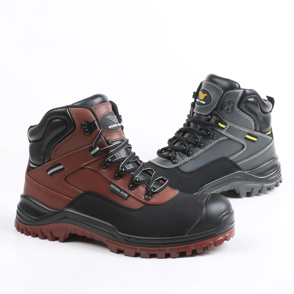 Brand Wholesale High Quality Custom Comfortable Waterproof safety shoes construction steel toe shoes for work
