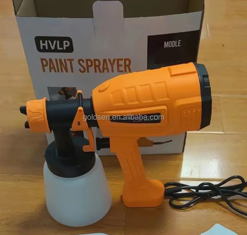 Portable 450W Home Garden Wall HVLP Zoom Paint Sprayer Gun System 110v 220v Electric Hand Held Spray Painting Machine Industrial