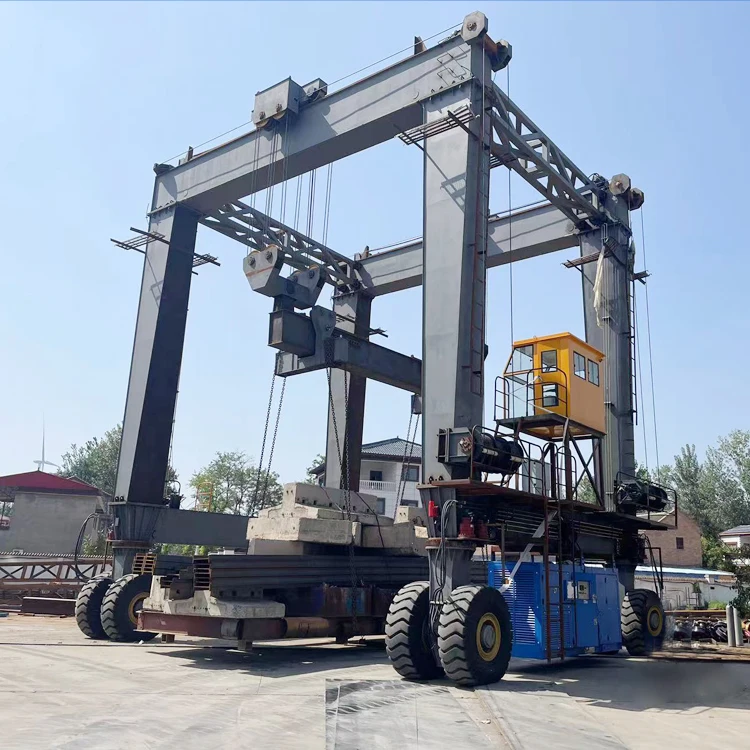 heavy duty 50 ton 80 ton 100 ton 500t Mobile Boat Hoist Gantry Crane for Sale