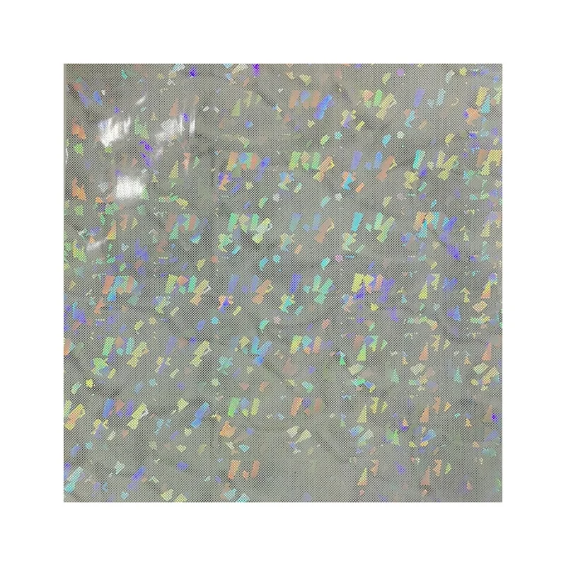 Local holographic laser heat transfer film hot stamping foil for paper and plastic