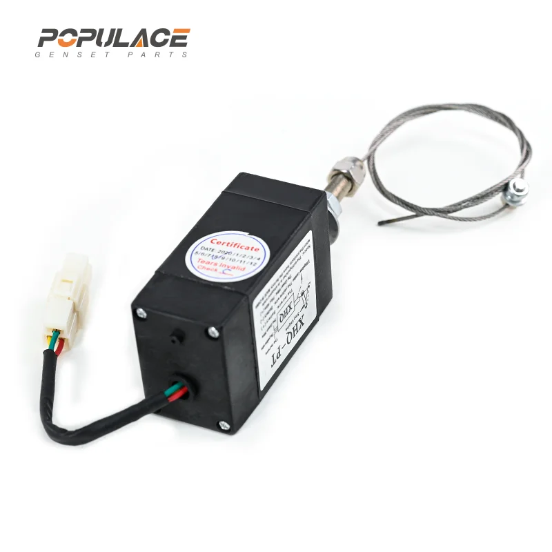 12vdc xhq-pt 24vdc with wire steel cover diesel engine stop electromagnetic valve solenoid valve magnetic valve xhq-pt 12v