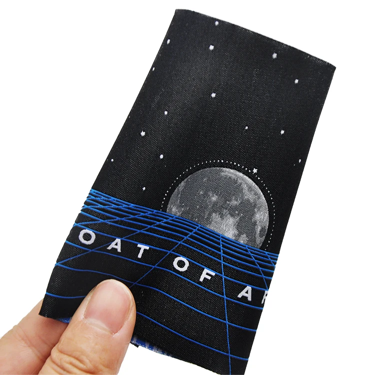 Hot Sell New Product Customized Garment Accessories Screen Clothing Satin Woven Labels