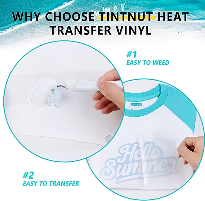 factory wholesale heat transfer films htv UV Color Changing Iron on T-shirt garments vinilo heat firmly with heat press