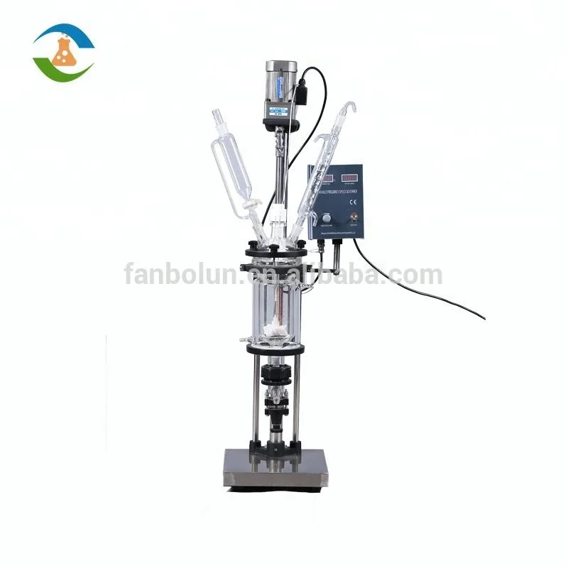 1L 10L 20L 50L двойной Jacketed химический стеклянный реактор