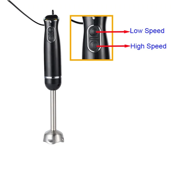 Hand Blender Set High Quality Blender Stainless Steel Rod and Blade 600 W 50- 60 HZ 4 In 1 Best Price Powerful Immersion Blender