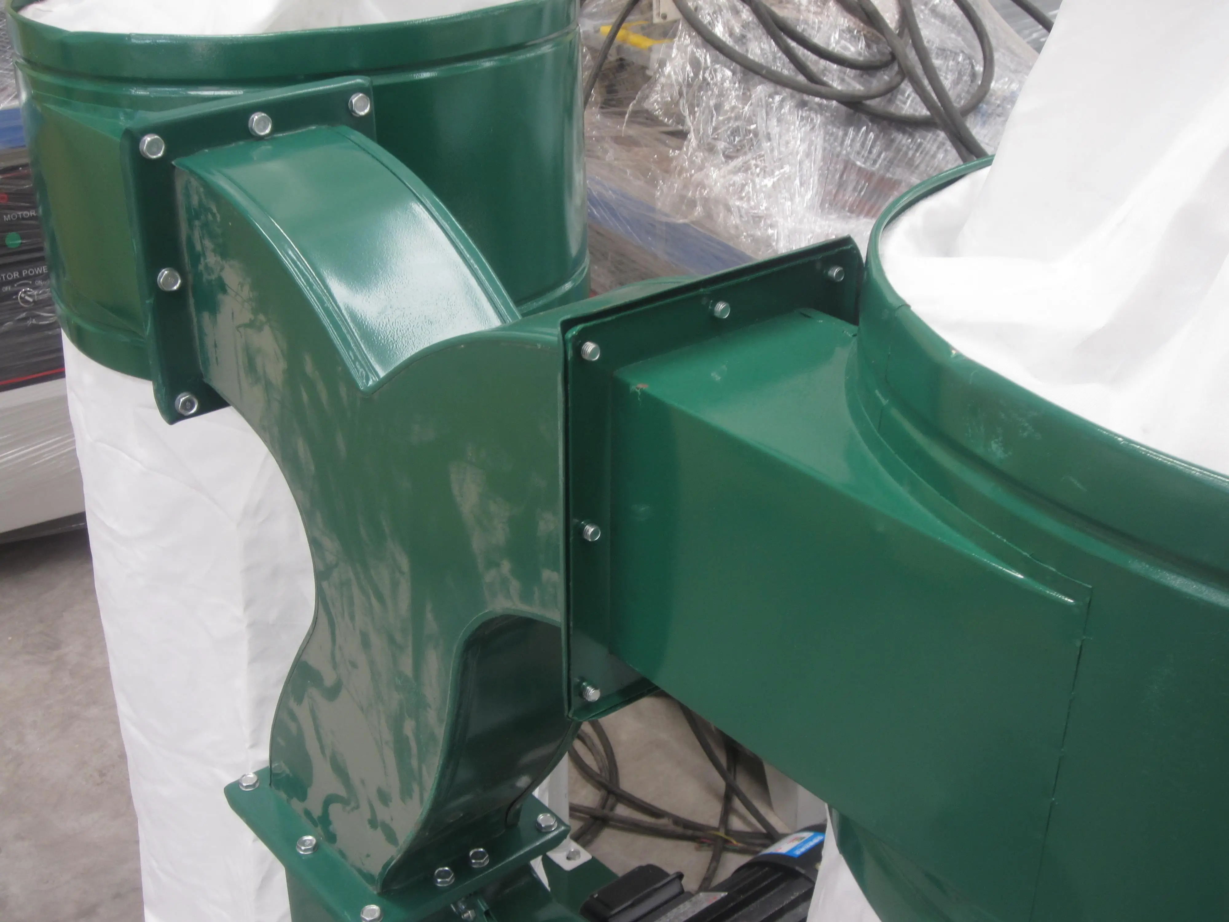 2.2Kw 3Kw woodworking dust extractor  with double bags