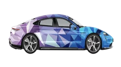 GMT Wholesale Customized PVC Vinyl  Sticker 1.52*18m Air Bubble Free Customized Car Wrap