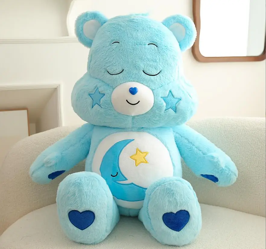 XUX 48cm Cute Rainbow Teddy Bear Plush Soft PP Cotton Stuffed Plush Bear Pillow Toy Festival Gift
