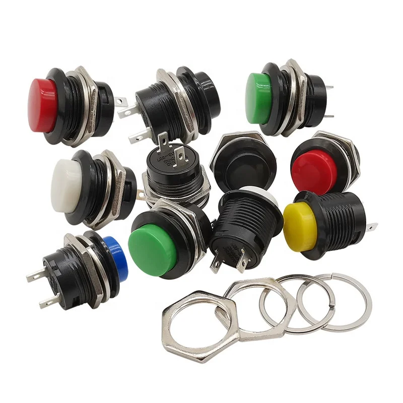 16mm push button switch R13-507 self reset switch