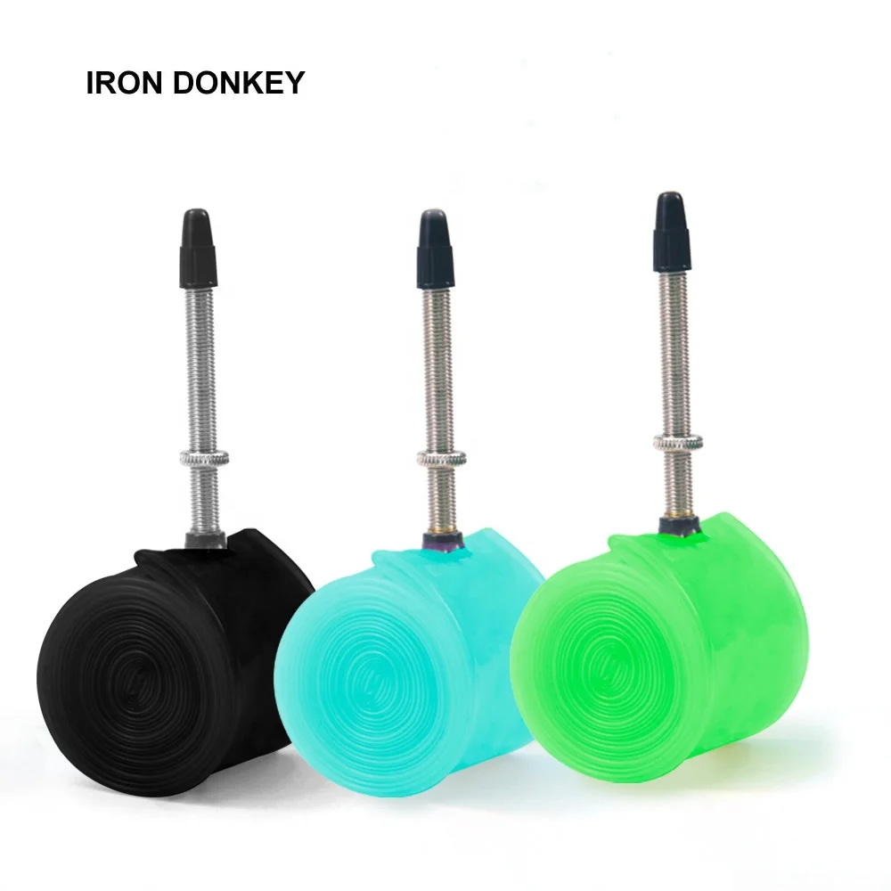 IRONDONKEY Customized LOGO TPU Bicycle Inner Tube Road Tire 700X18/25/28/32c Ultra  puncture resistantRoad Bicycle Valve Tire