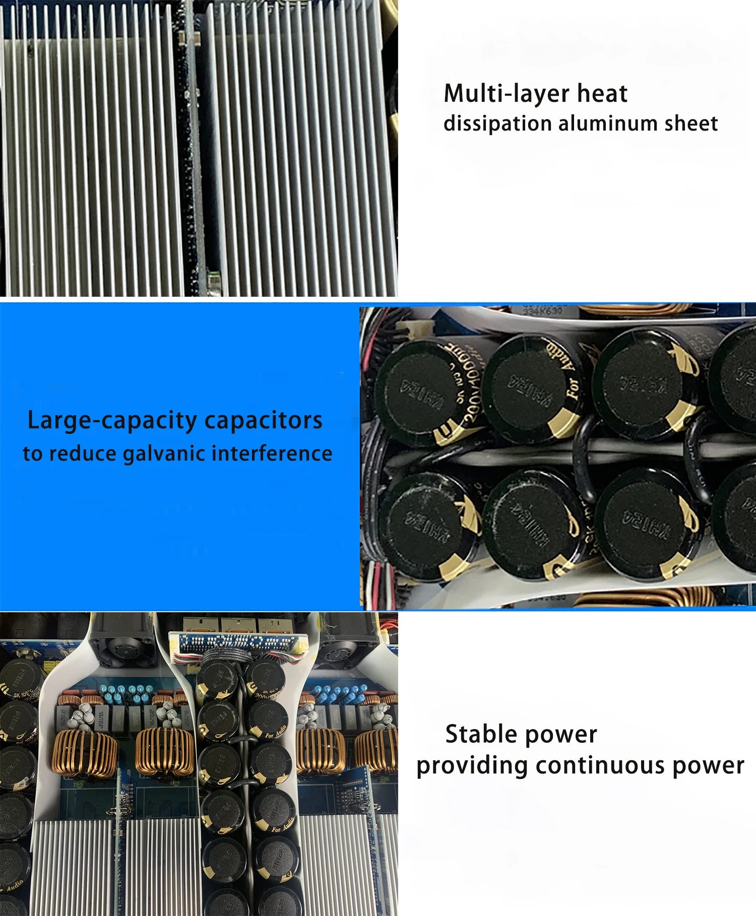 GAP-DP4140 Recordio Digital Class D 4 Channel 10000w Professional Audio Power High Power for DJ Stage Use Receiver & Amplifiers