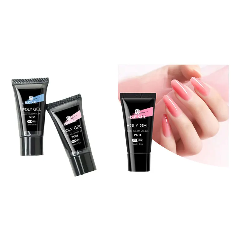 Fast Drying Set De Poly Gel Extend Nail Enhancement Products Poly Extension Gel Nail Polish Set