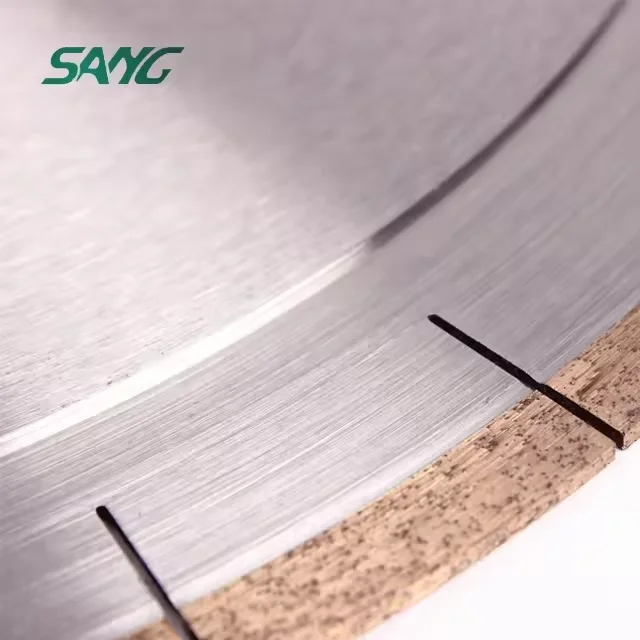 14 Inch Cutting Porcelain Tile Concrete Granite Marble Continuous Rim Ceramic Diamond Saw Blade