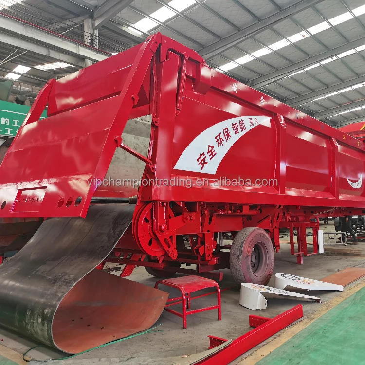 tipping semitrailer roll off dumpster trailer used trailer for sale