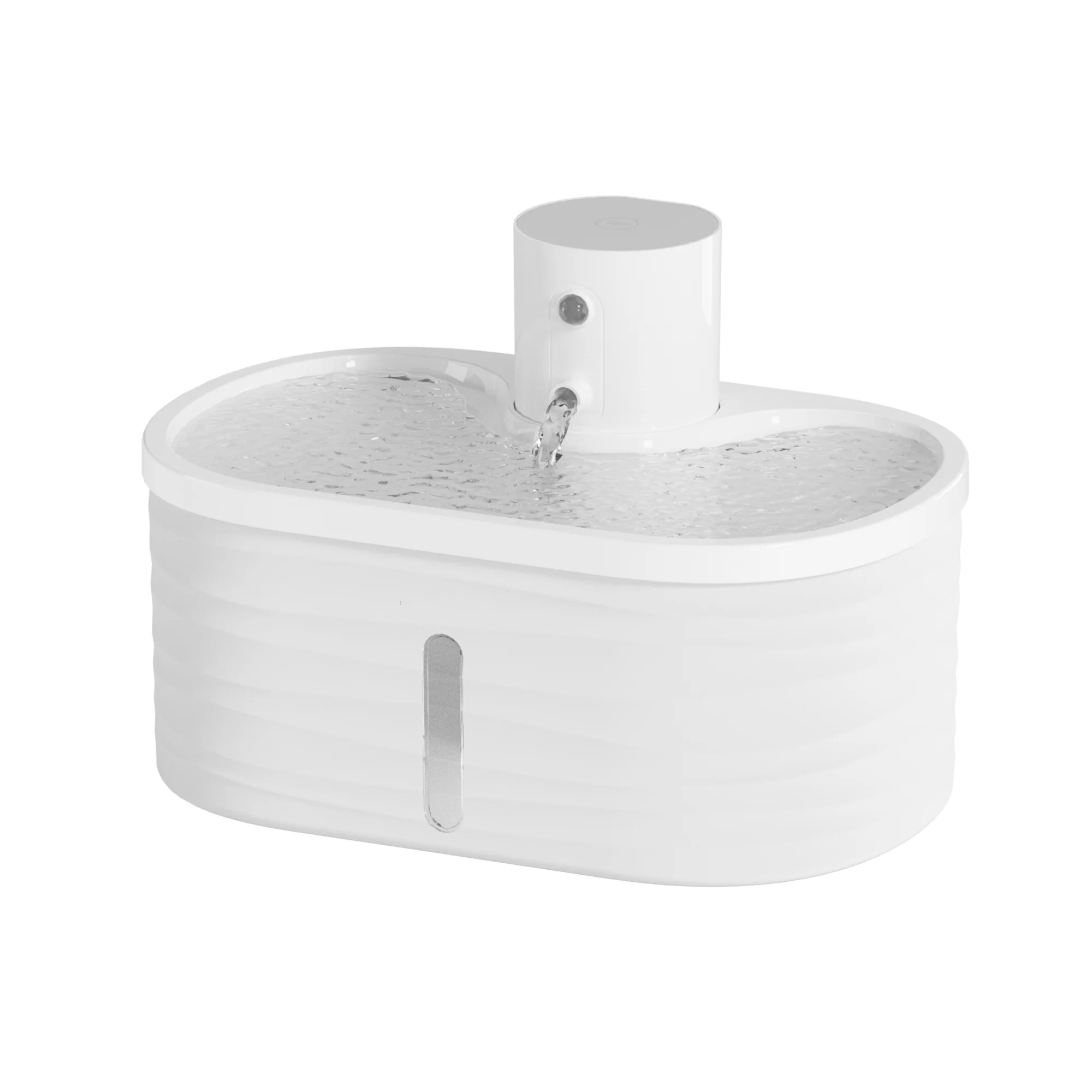 Private Label OEM 2.5L Wireless Pet Cat Dog Drinking Fountain Water Dispenser with LED Light 5000mah Battery