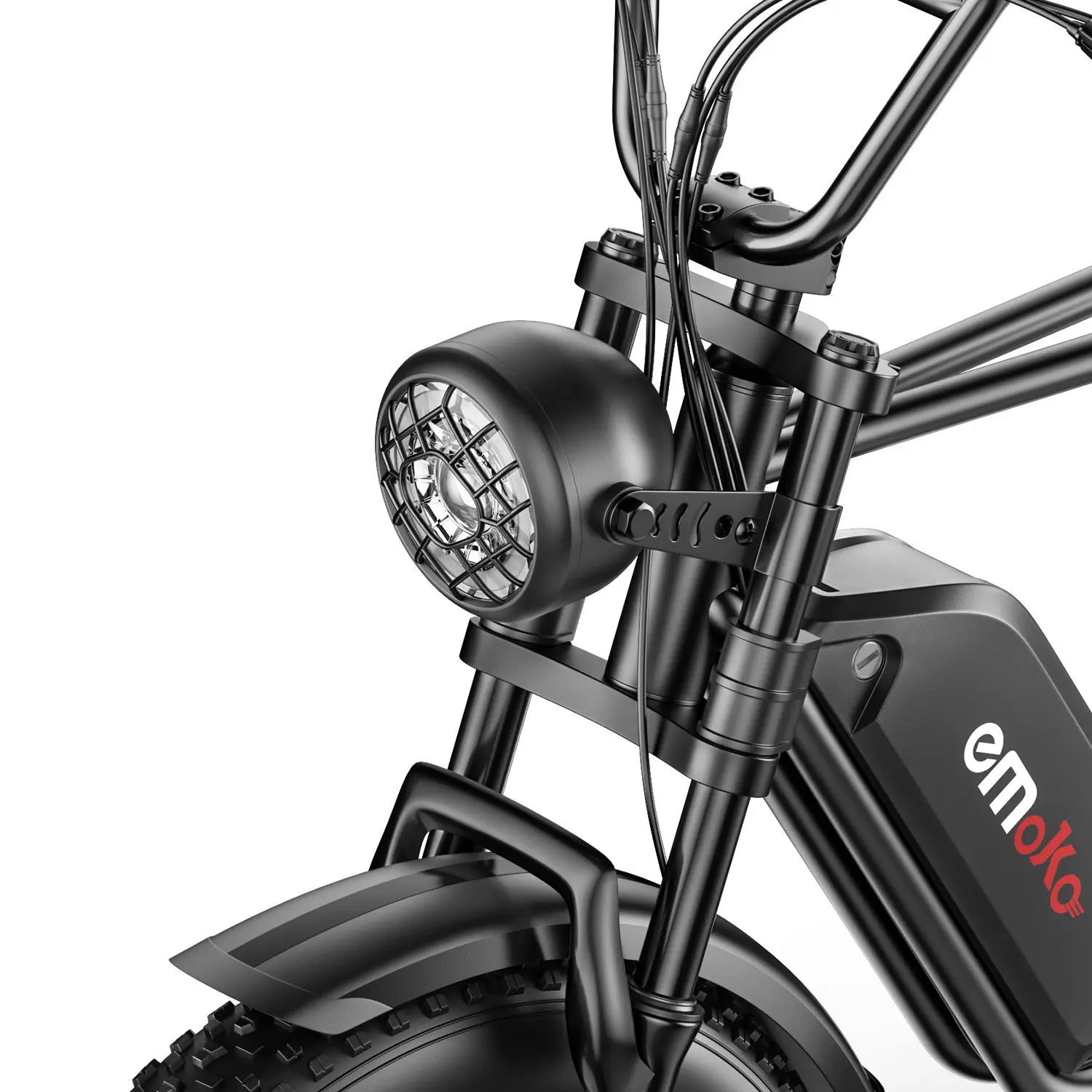 Emoko 48V 17.5ah 20ah Speed 50km 1000w Motor Electric Fat Bike 20 Inch Off-Road Fat Tire Steel Frame Adults EU/USA Warehouse