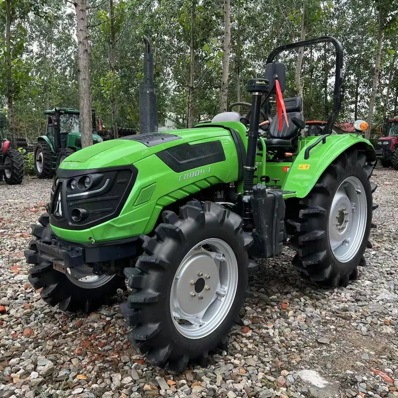 DEUTZ FAHR 80HP 4WD used cheap farm tractors