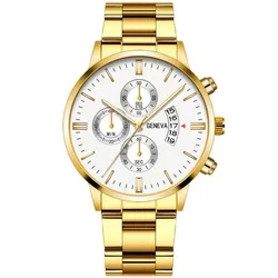 Men Quartz Chronograph Tachymeter Black Dial Man Wristwatch Calender Timer Casual Quartz Watches