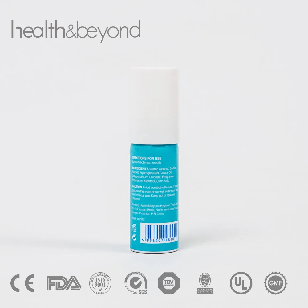OEM Wholesale 20ml  perfume mouth breath spray for bad breath