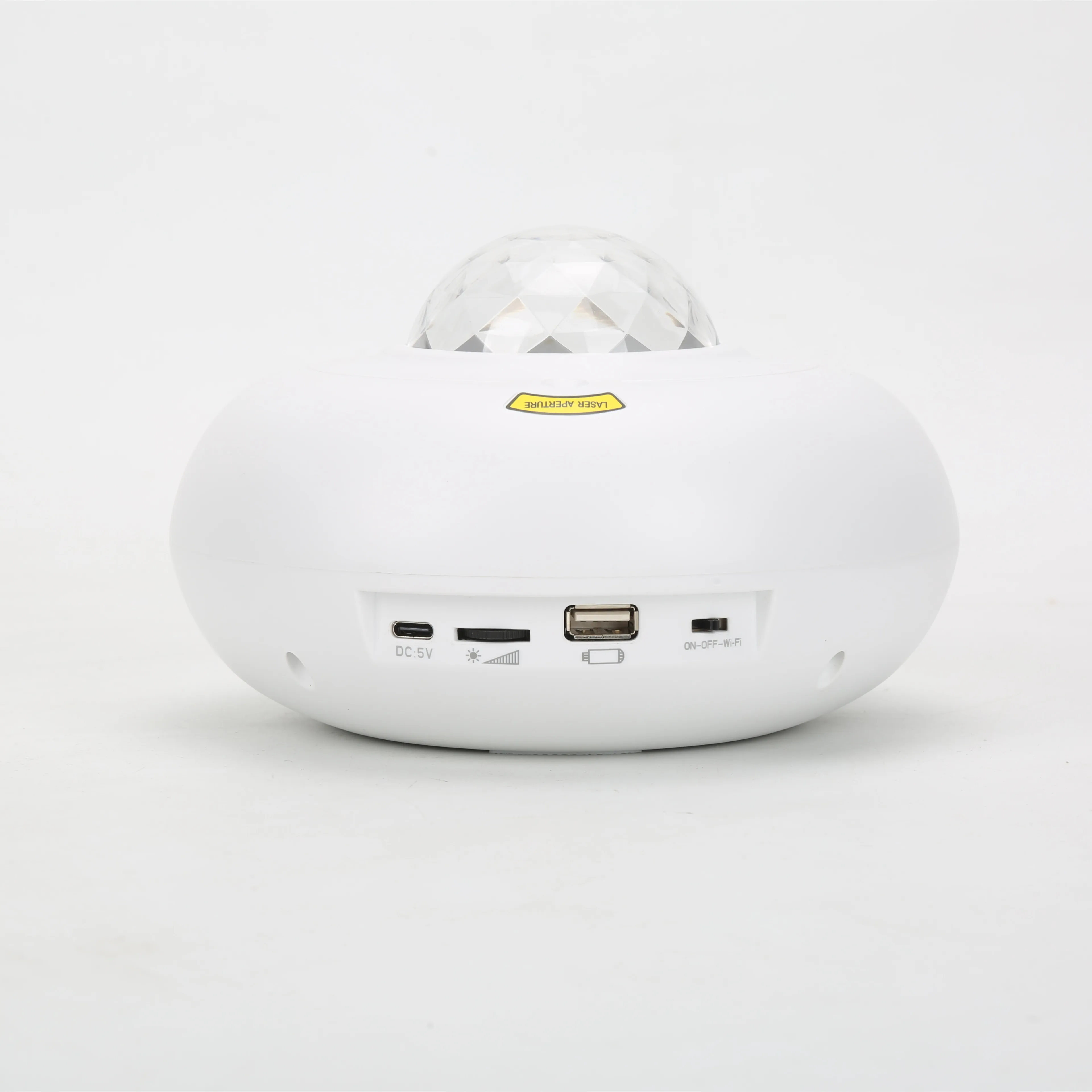 360 degree 3 in 1 Skylight Projector space circle music light with black and white color for bedroom and living room