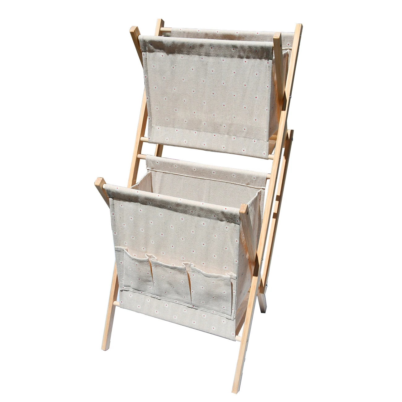 Leather Esd Metal Folding Acrylic Wooden Polyester Fabric Magazine Rack Holder For Document File Living Room