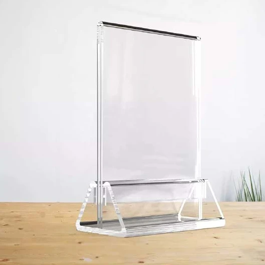 Customizable Thickening Menu Billboard Table Card Transparent Acrylic Menu Stand
