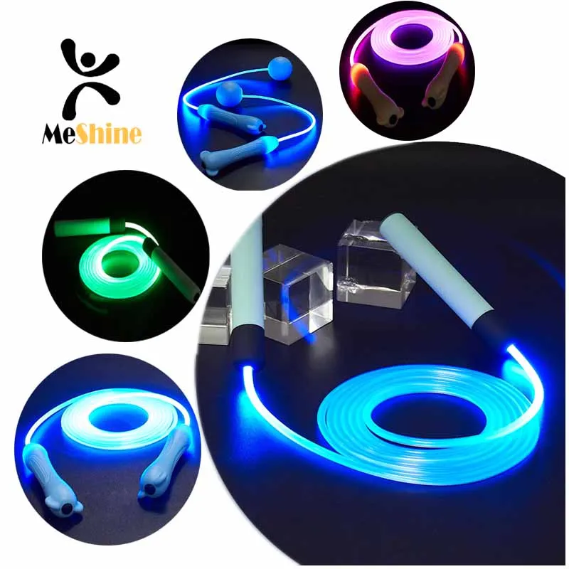 Light up Jump Ropes LED Skipping Random Color Kids Children Single Luminous Jump Skipping Ropes