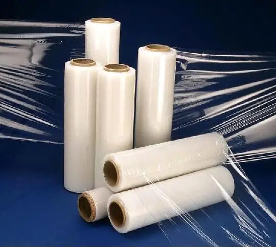 Wholesale Colored Casting Packaging Plastic Shrink Wrap Pe Cling Pallet Lldpe Stretch Jumbo Roll Film For Packaging