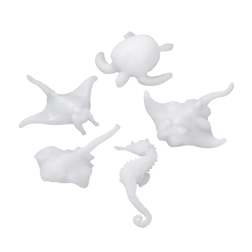 3D Manta Rays Sea Turtles Seahorses Filler Model Handmade Epoxy Resin Mold Filling Materials Ocean Whale Micro Landscape Decor
