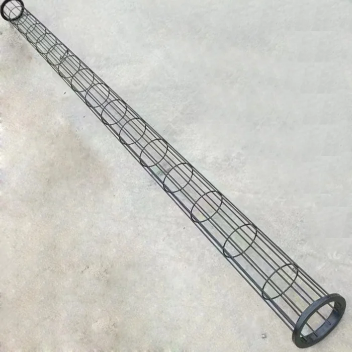 Round Shape Filter Cages With Galvanized Or Silicone Coated filter bag cage use For Dust Filter Bags/Baghouse