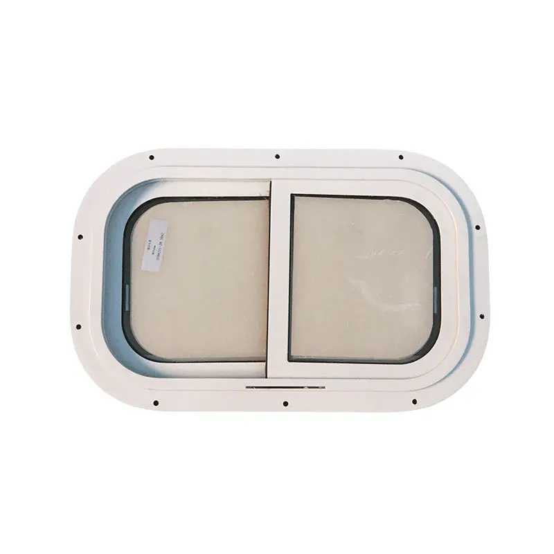 Stainless Steel/Aluminum Fireproof Rectangular Boat Windows Brass Fixed Marine Window for Ship